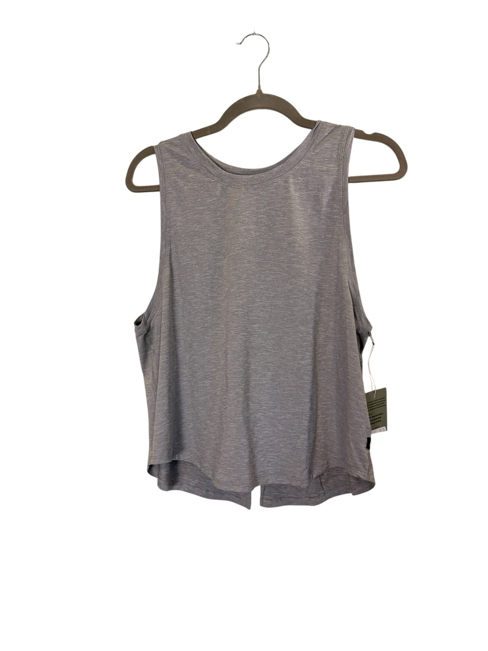 REI Coop Heathered Gray Women's Sleeveless Loose Fit Tank Performance Top sz L